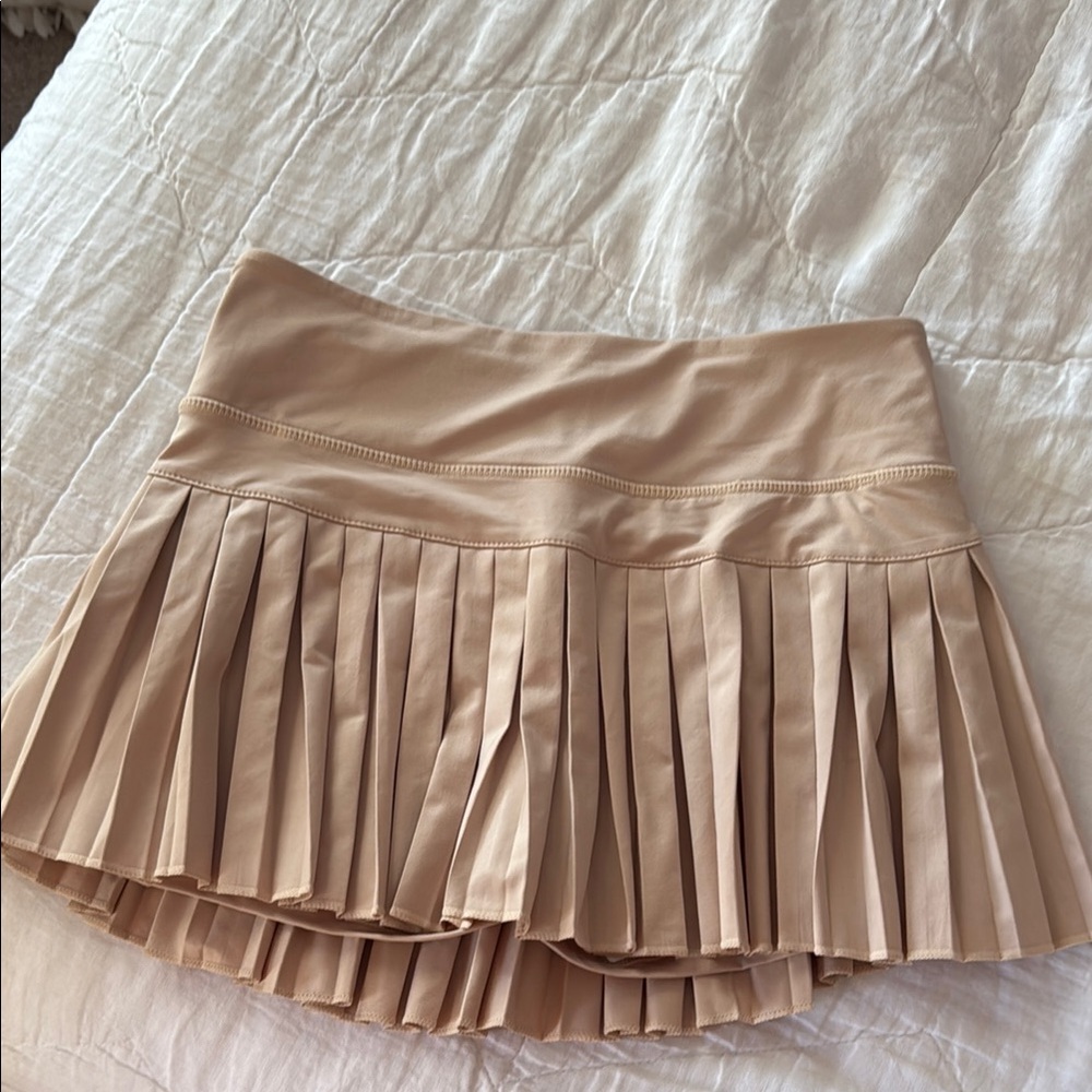 Tan Gold Hinge skirt